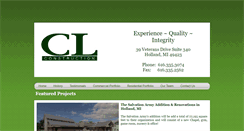 Desktop Screenshot of cl-construction.com